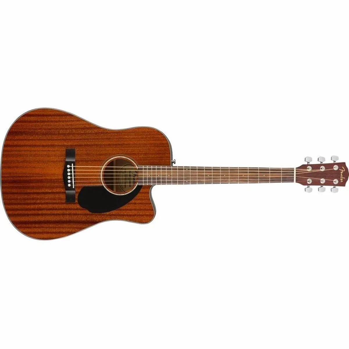 Fender CD-60SCE All Mahogany, Dreadnought mit Fishman Pickup, Cutaway 3