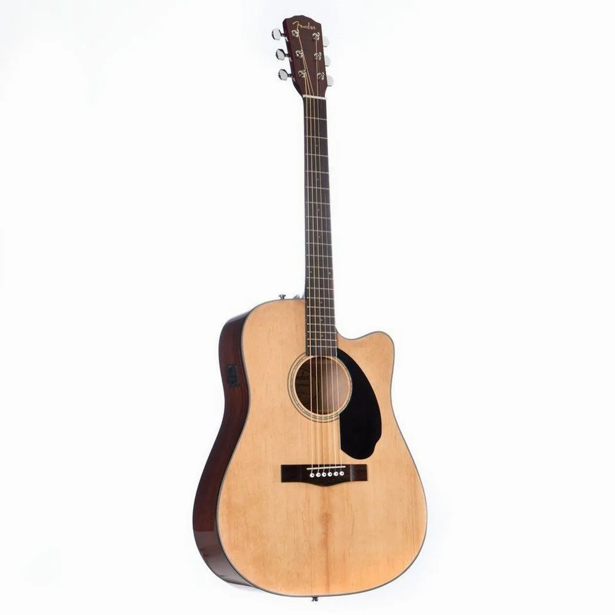Fender CD-60SCE Natural Westerngitarre, Dreadnought, Fishman Tonabnehmer — kraftvoller Sound, leicht spielbar, Cutaway-Design