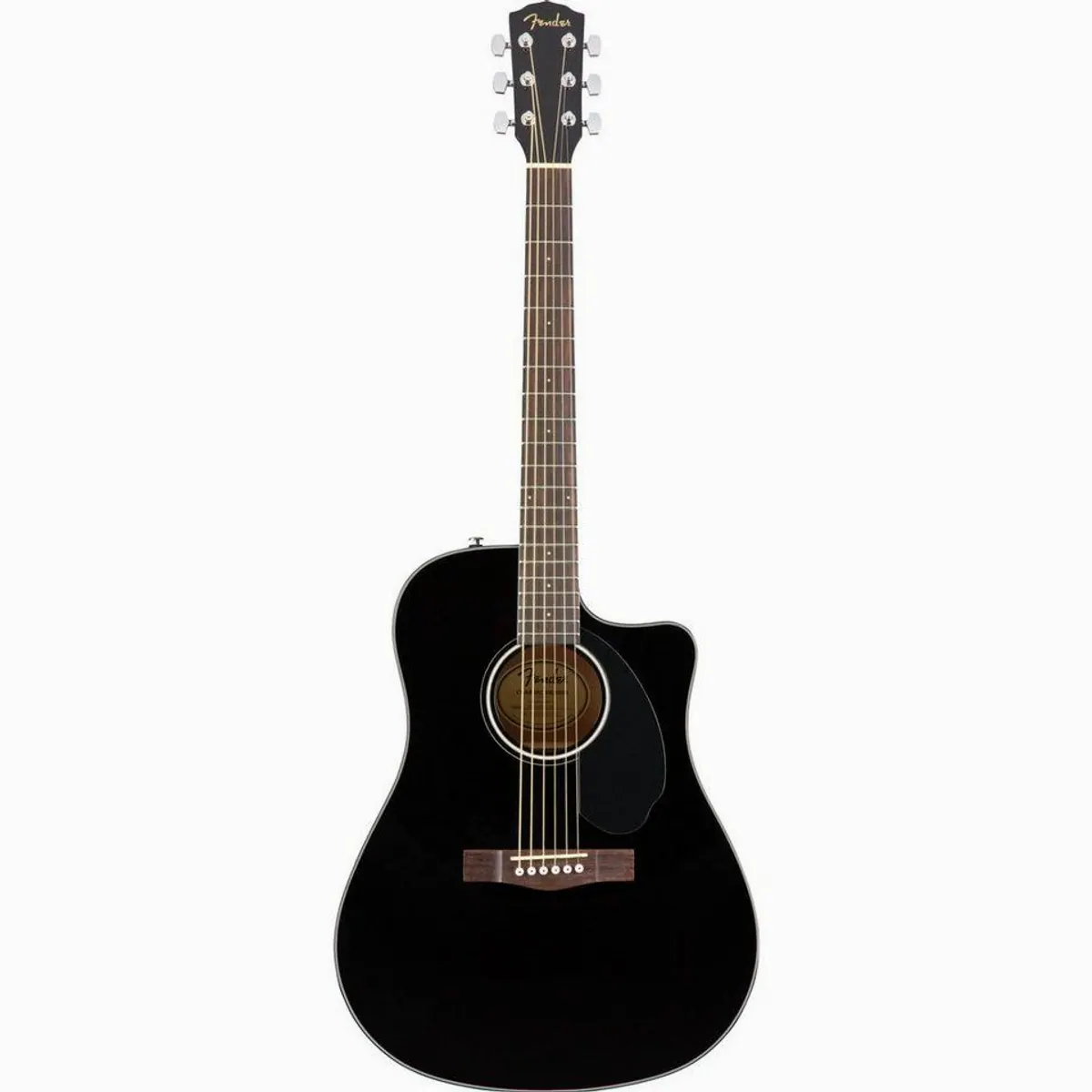 Fender CD-60SCE Black Westerngitarre, Dreadnought, Fishman Tonabnehmer 2