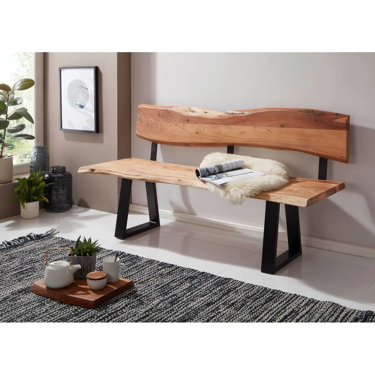 FINEBUY Essbank FB51354, vielseitig, modern, robust 2
