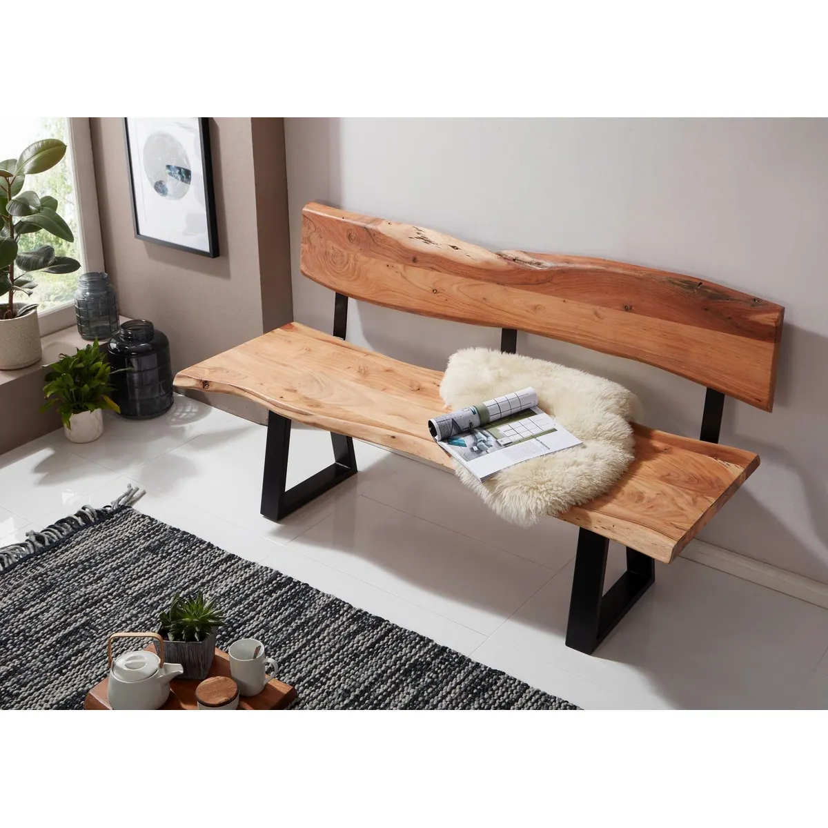 FINEBUY Essbank FB51354, vielseitig, modern, robust 4