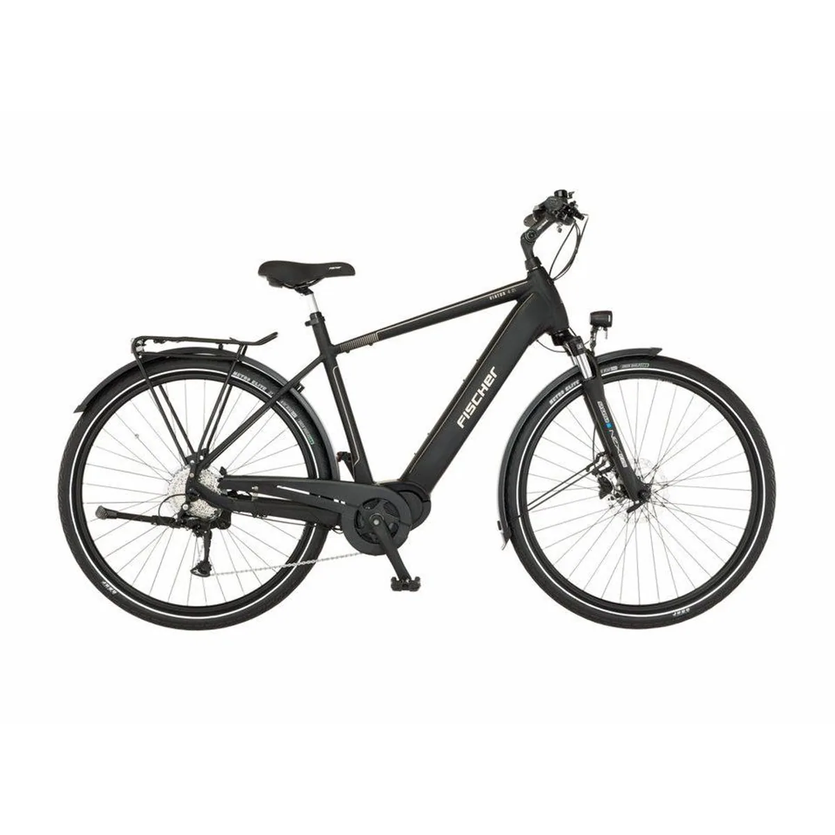 FISCHER VIATOR 4.2i 630 E-Bike, kraftvoller Mittelmotor, 630 Wh Akku, 9-Gang Shimano