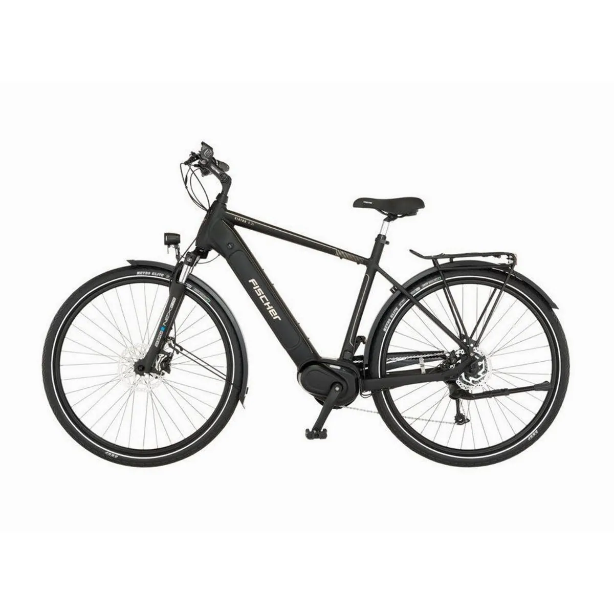 FISCHER VIATOR 4.2i 630 E-Bike, kraftvoller Mittelmotor, 630 Wh Akku, 9-Gang Shimano 2