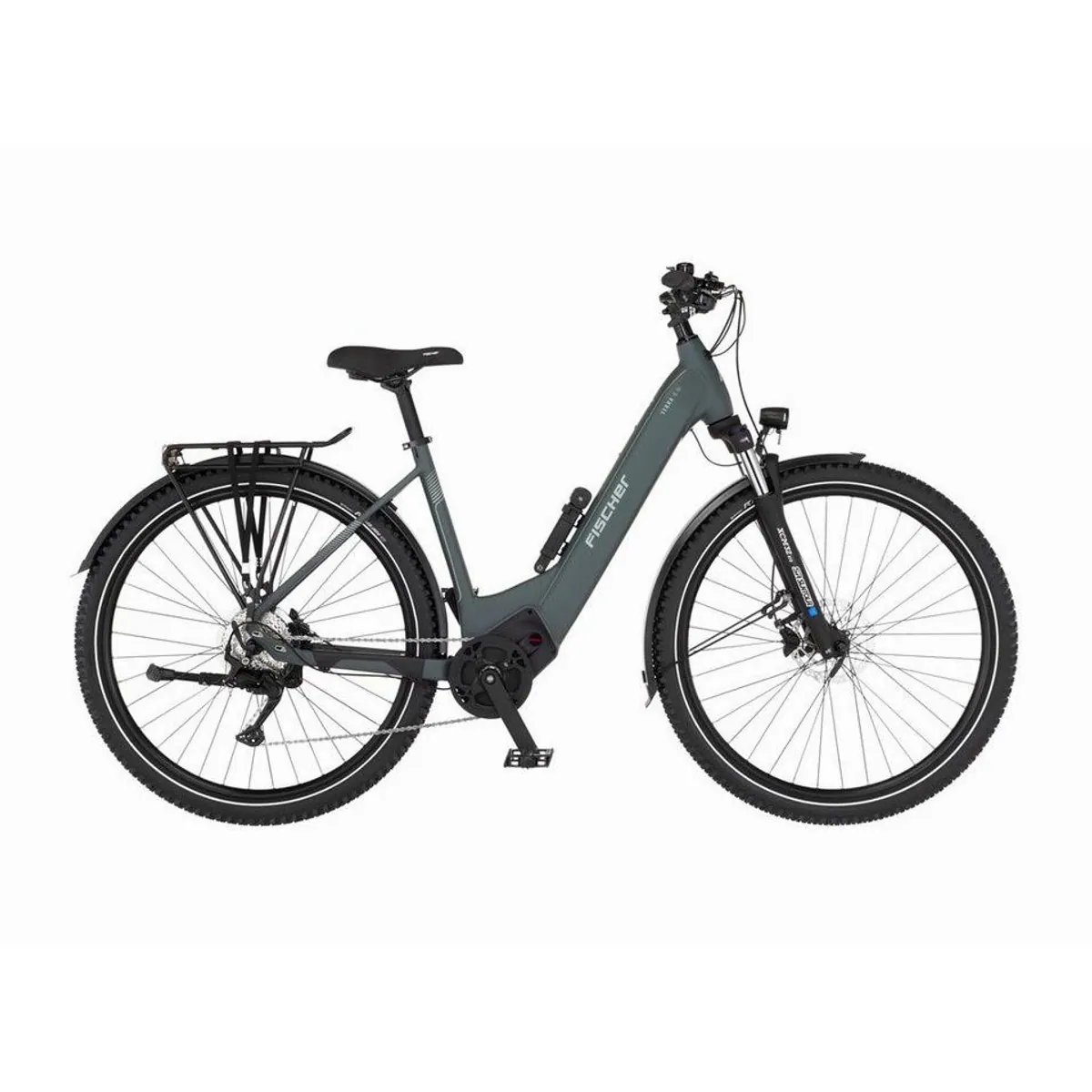 FISCHER E-Bike Trekkingrad TERRA 6.8I Ultimate, kraftvoller Mittelmotor, 9-Gang Shimano, 711 Wh