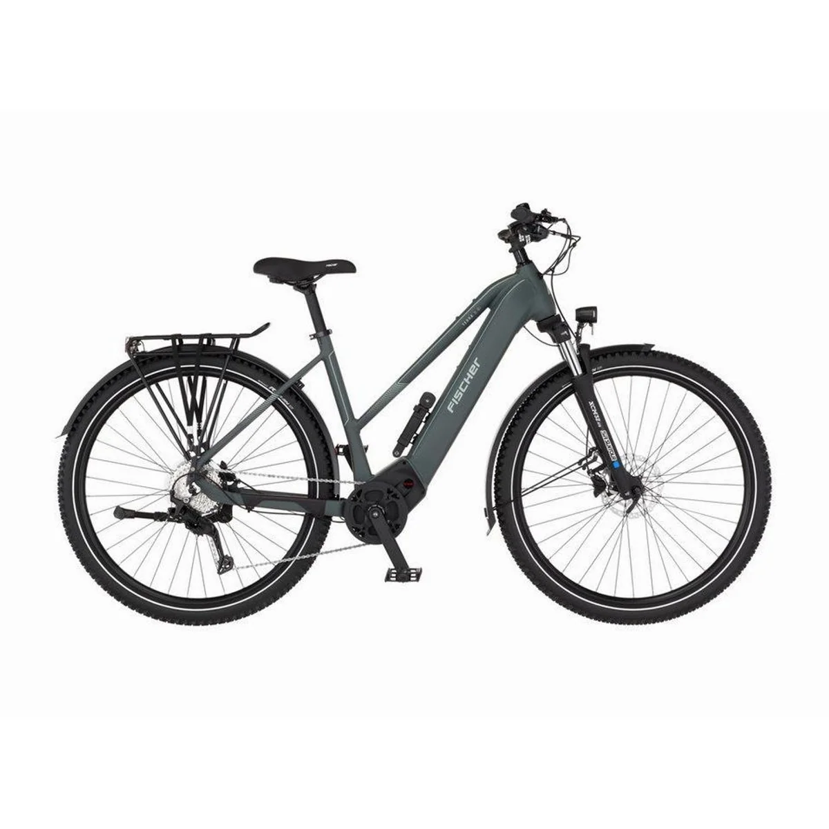 FISCHER Fahrrad E-Bike Trekkingrad TERRA 6.8I, kraftvoller Mittelmotor, 9-Gang Shimano, 711 Wh