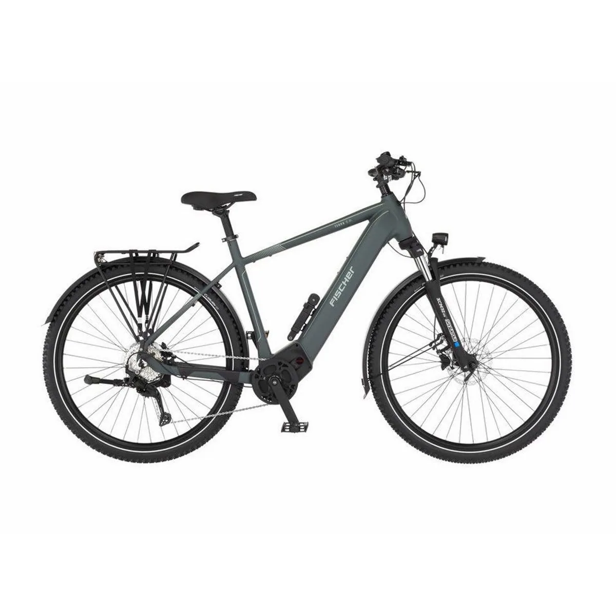 FISCHER Fahrrad E-Bike Trekkingrad TERRA 6.8I 711 ULTIMATE, kraftvoller Mittelmotor, 9-Gang Shimano, 711 Wh Akku