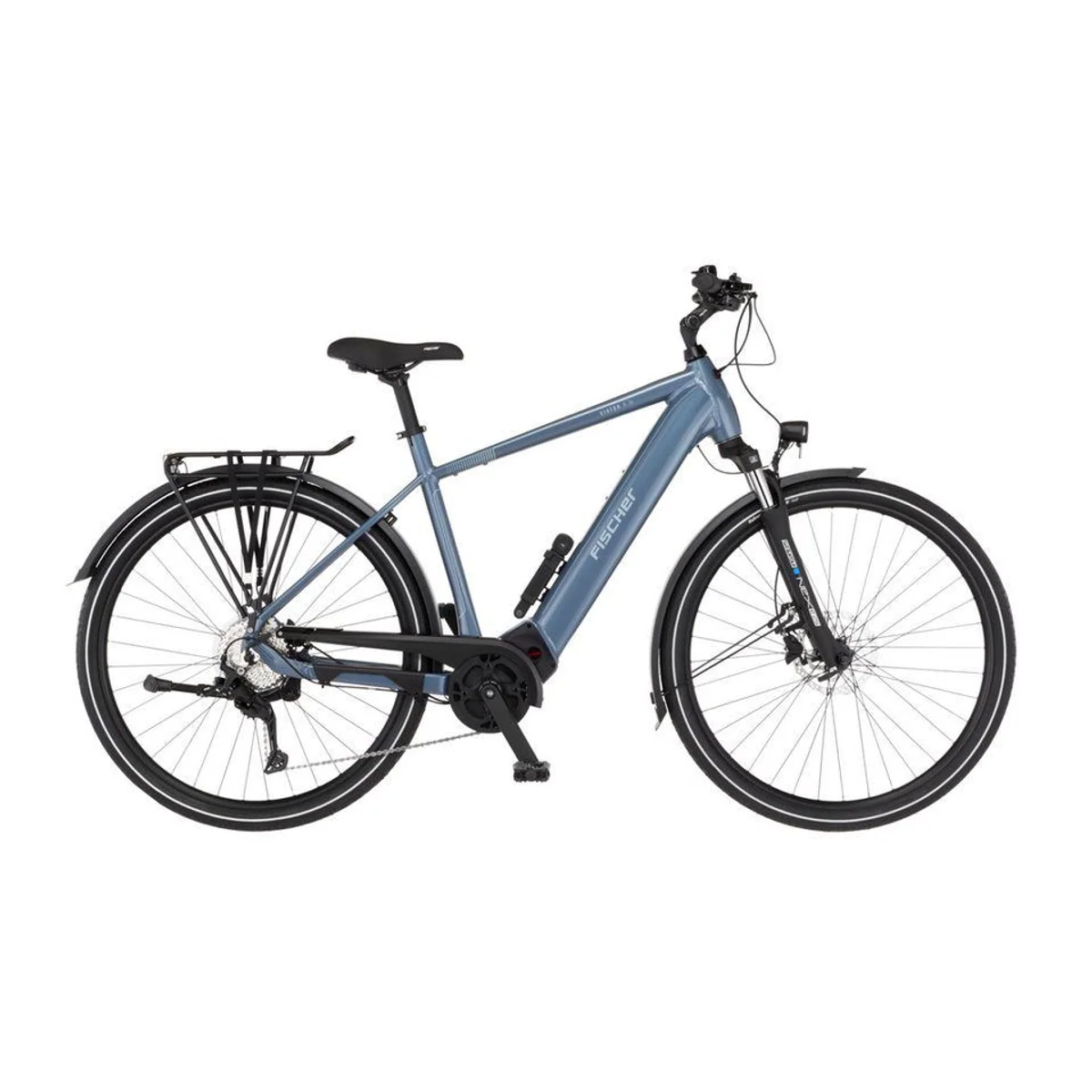 FISCHER E-Bike VIATOR 6.8I, kraftvoller Mittelmotor, 9-Gang Shimano Schaltung, 711 Wh