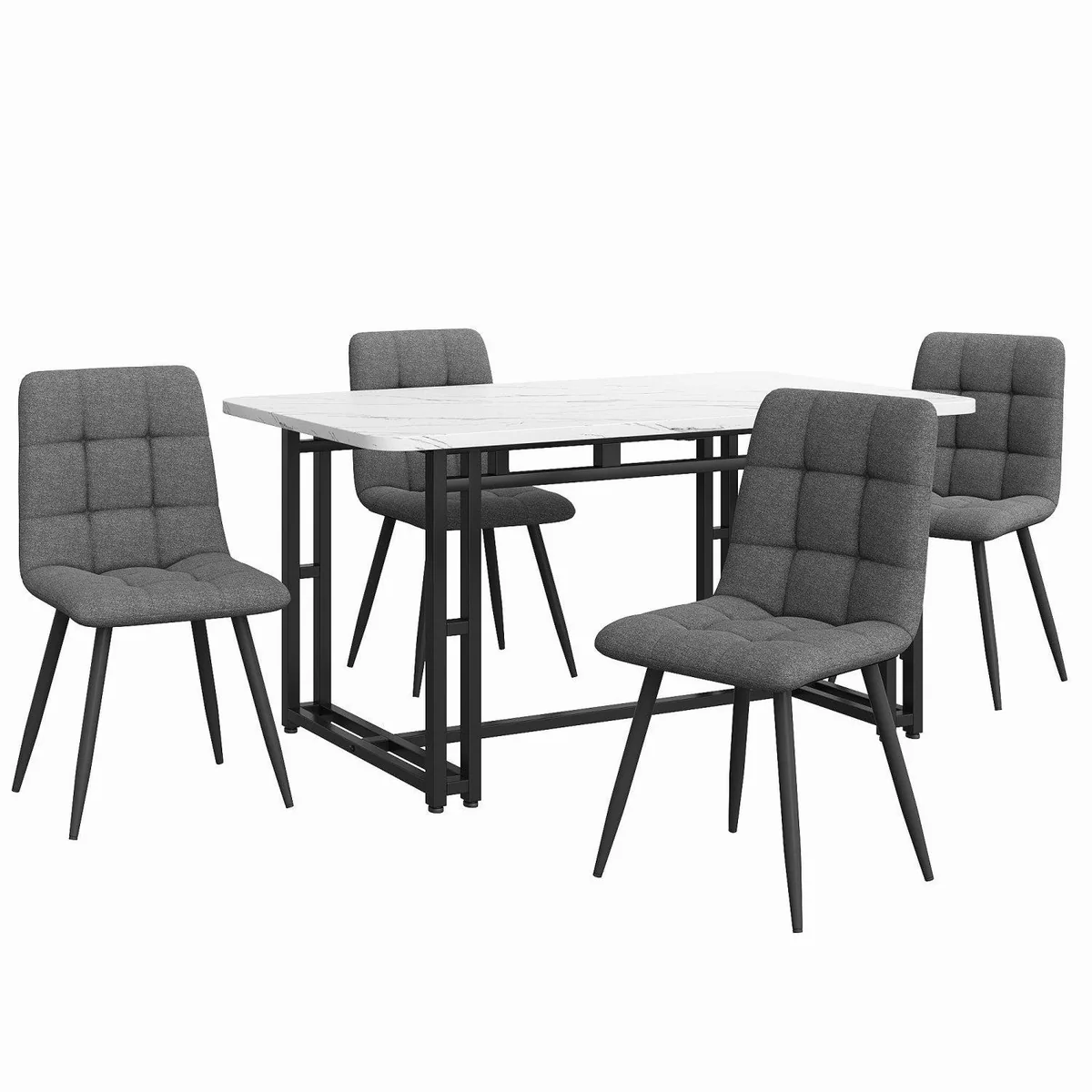 Flieks Essgruppe, 5-teilig, stilvolles Set für Ihr Esszimmer 2