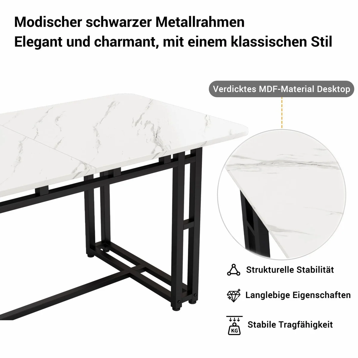 Flieks Essgruppe, 5-teilig, stilvolles Set für Ihr Esszimmer 4