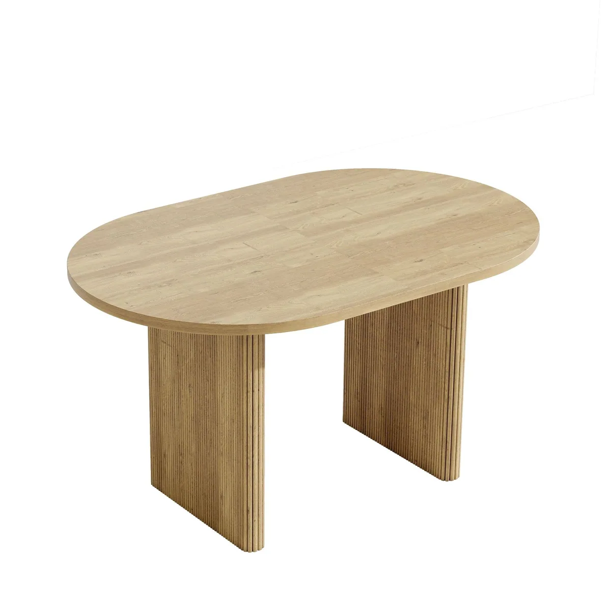 Flieks Esstisch, ausziehbar, oval, Holzoptik Eiche — flexibel, stilvoll, robust 4