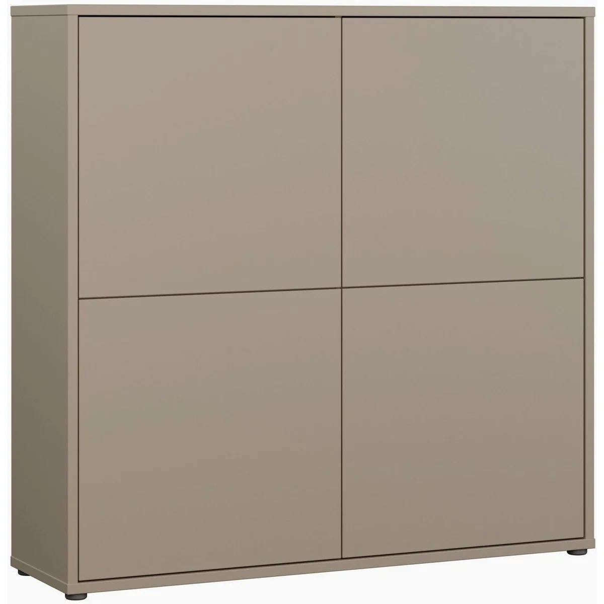 FORTE Highboard, grifflos, Push-to-open, variabler Stauraum