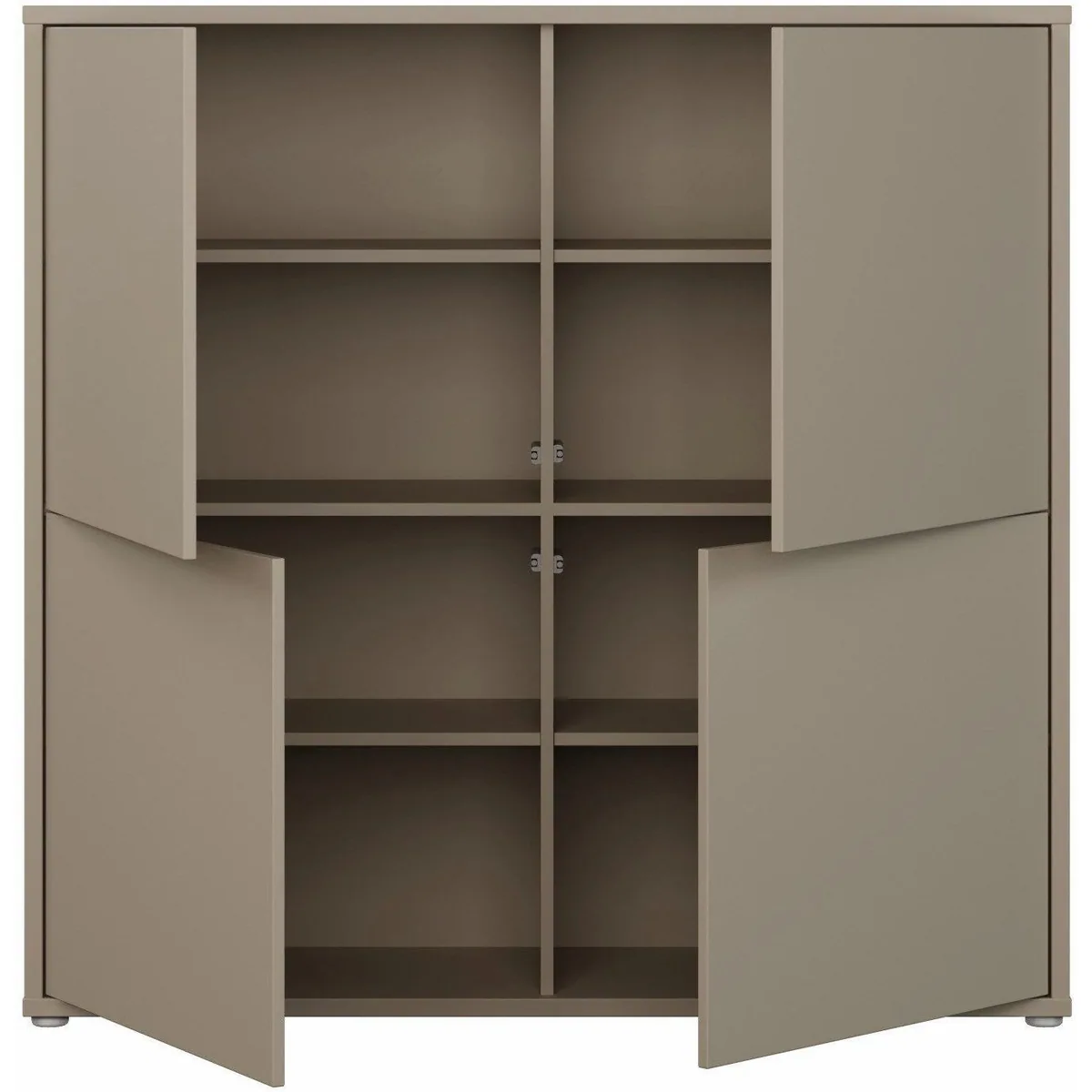 FORTE Highboard, grifflos, Push-to-open, variabler Stauraum 3