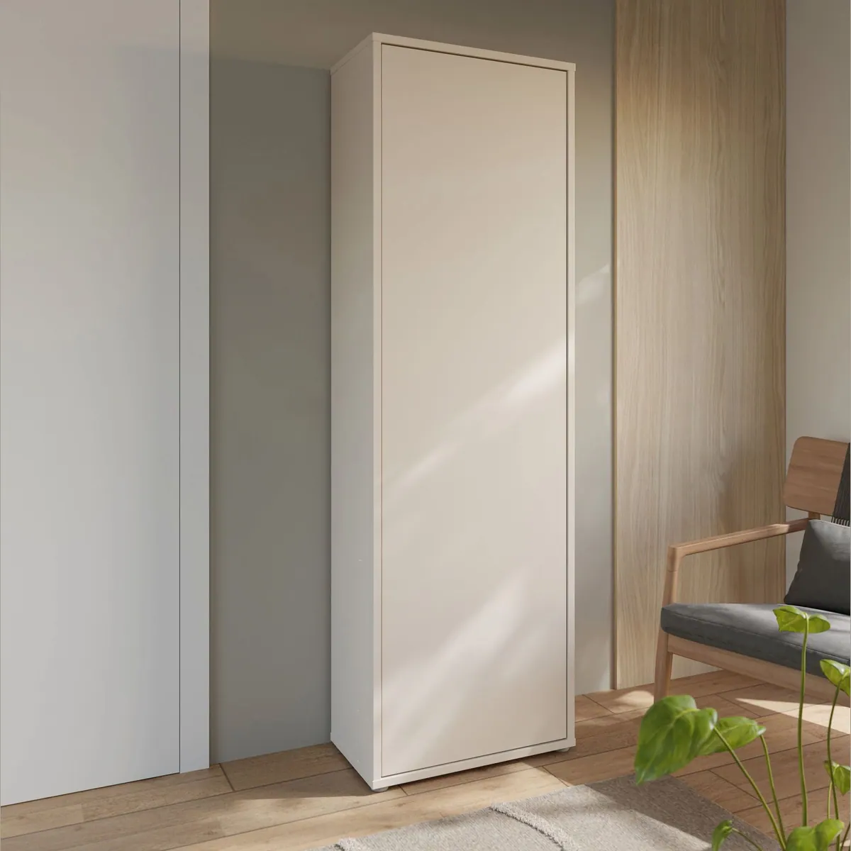 FORTE Garderobenschrank Alice Springs, Push-to-Open, modern & flexibel