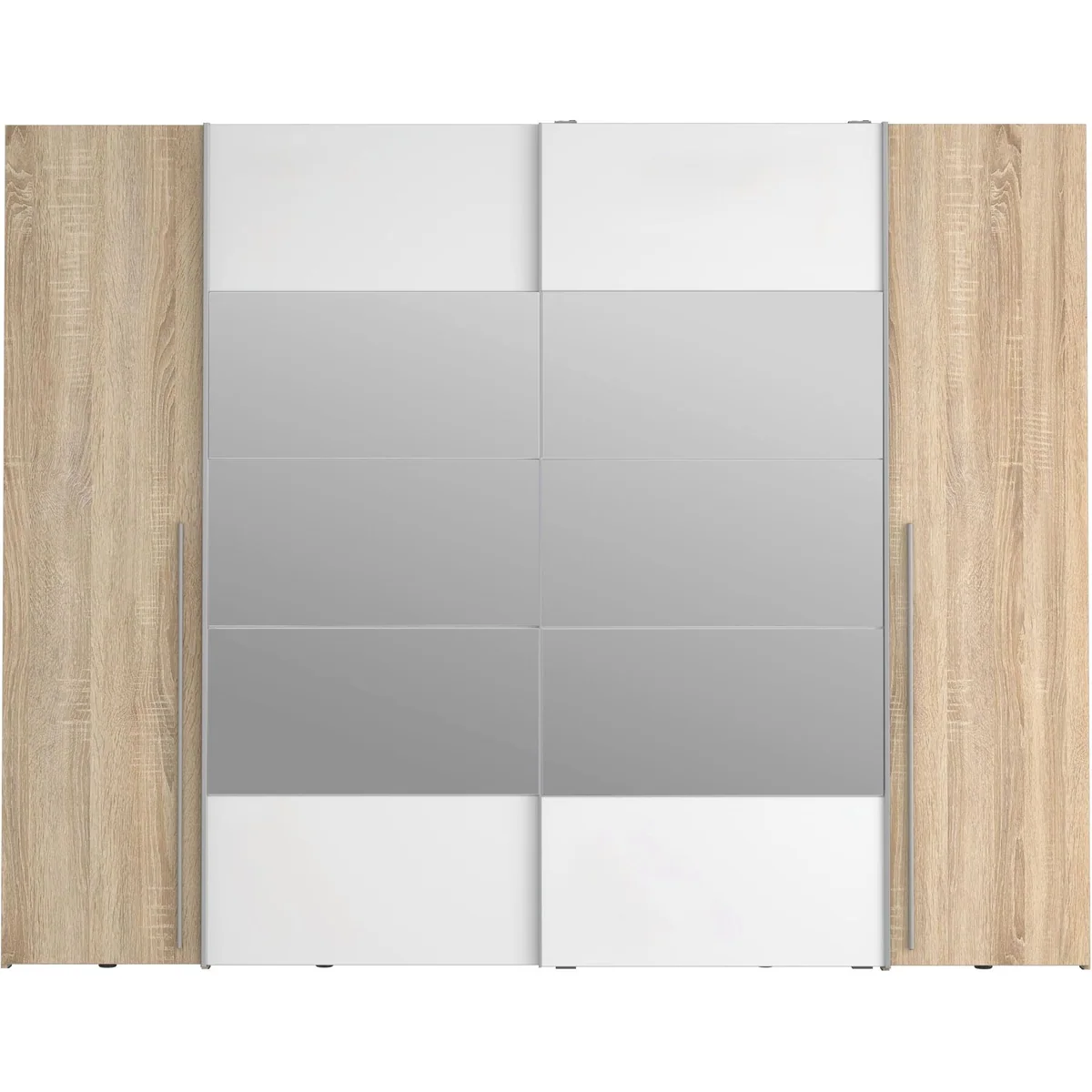 FORTE Kleiderschrank Narago, eleganter Kombischrank mit Spiegel — variabel, modernes Design, durchdachtes Stauraumkonzept 3
