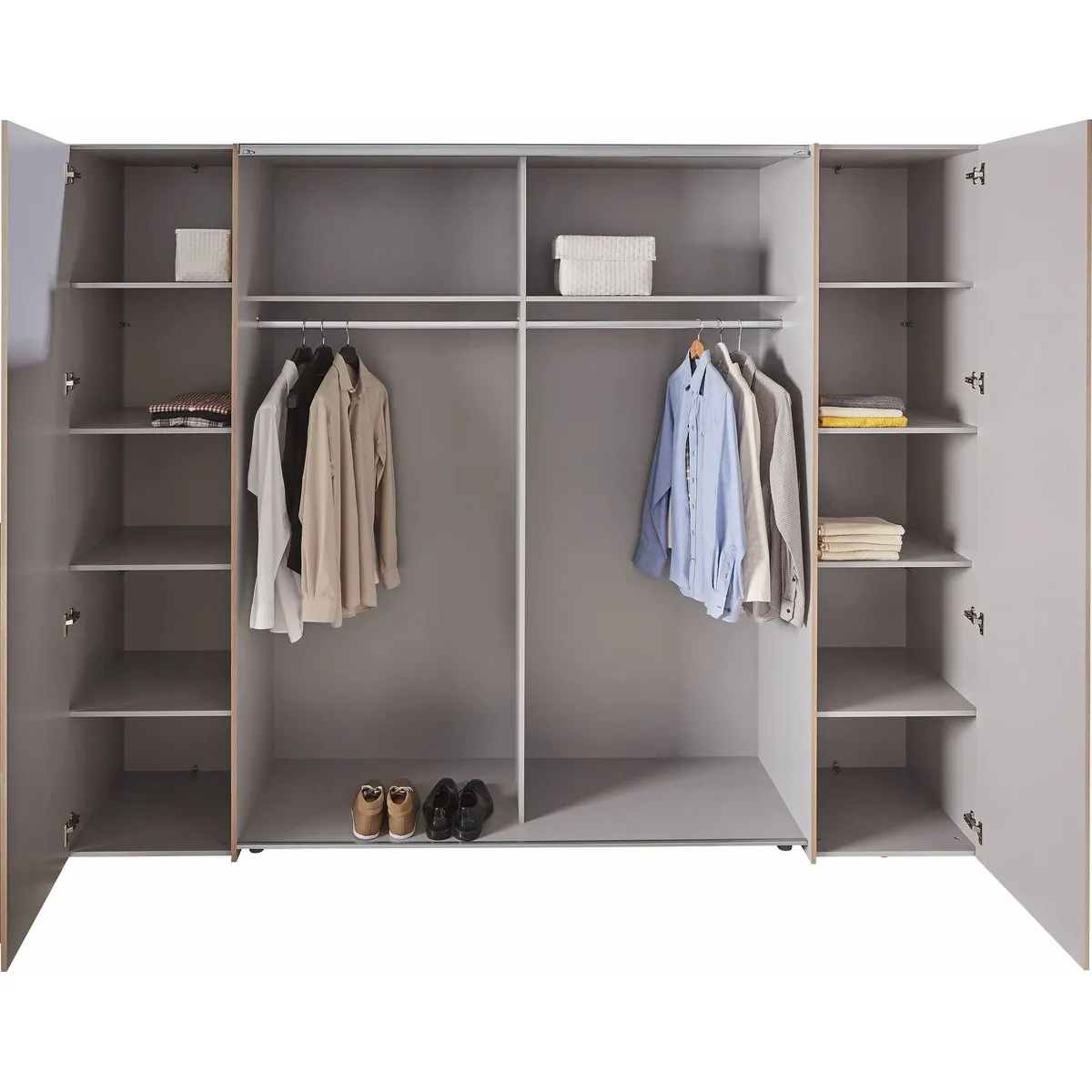 FORTE Kleiderschrank Narago, elegantes Design, flexibles Stauraumkonzept 4