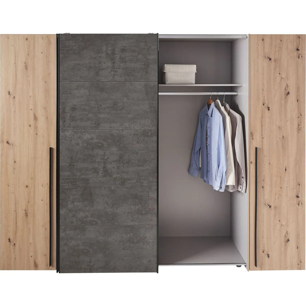 FORTE Kleiderschrank Narago, elegantes Design, flexibles Stauraumkonzept 5