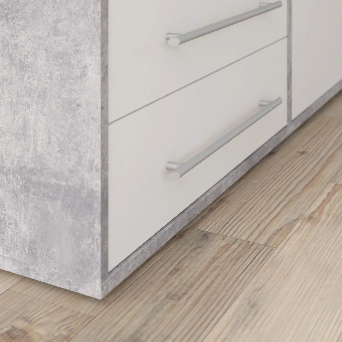 FORTE Mokkaro Drehtürenschrank, zeitloses Design, 4-türig, viel Stauraum 5