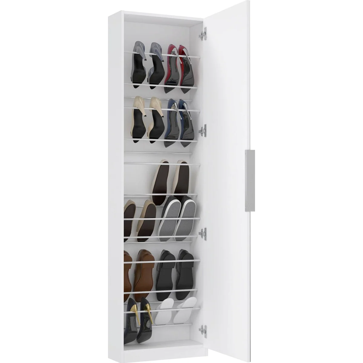 FORTE Schuhschrank Calma, Spiegeltüre, 12 Paar Schuhe, Türanschlag wählbar 4