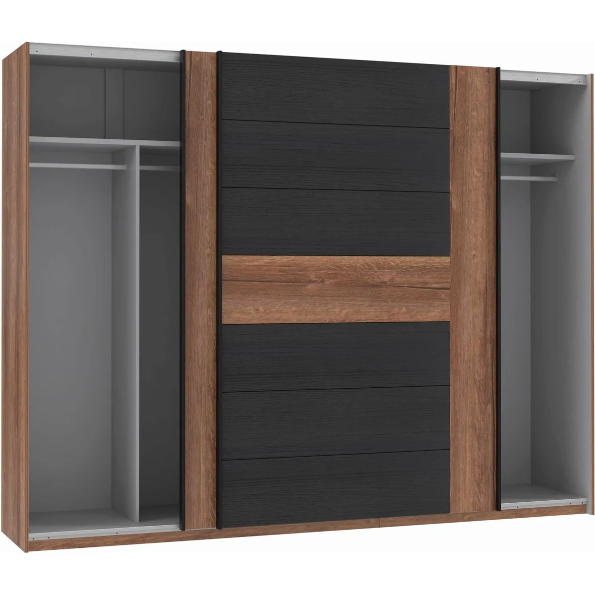 FORTE Schwebetürenschrank Bellevue, modernes Design & praktische Inneneinteilung 4