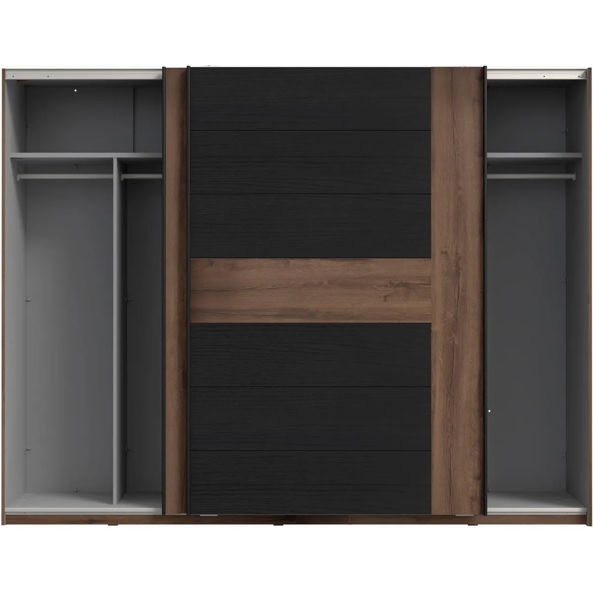 FORTE Schwebetürenschrank Bellevue, modernes Design & praktische Inneneinteilung 5