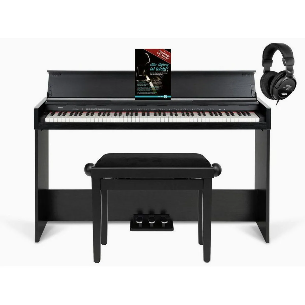 FunKey DP-1088 E-Piano, kompaktes Design, 20 Klänge, Twinova-Funktion