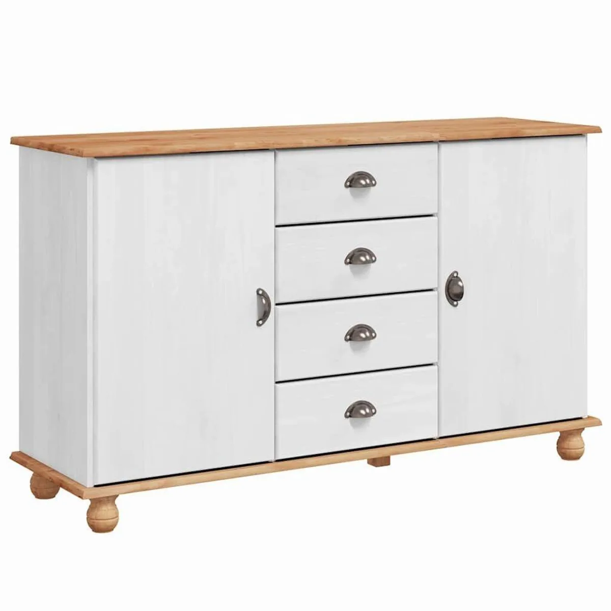 furnicato Sideboard Massivholz, elegantes Design und großzügiger Stauraum 2