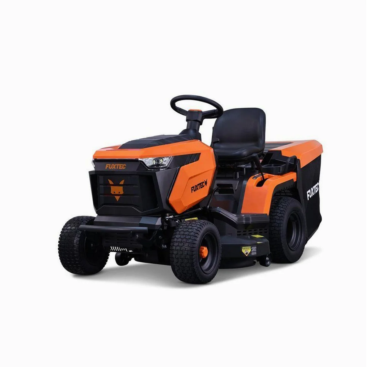 FUXTEC FX-RMT84M Rasentraktor, 83 cm Schnittbreite, 30-90 mm Schnitthöhe, 280 L Fangkorb