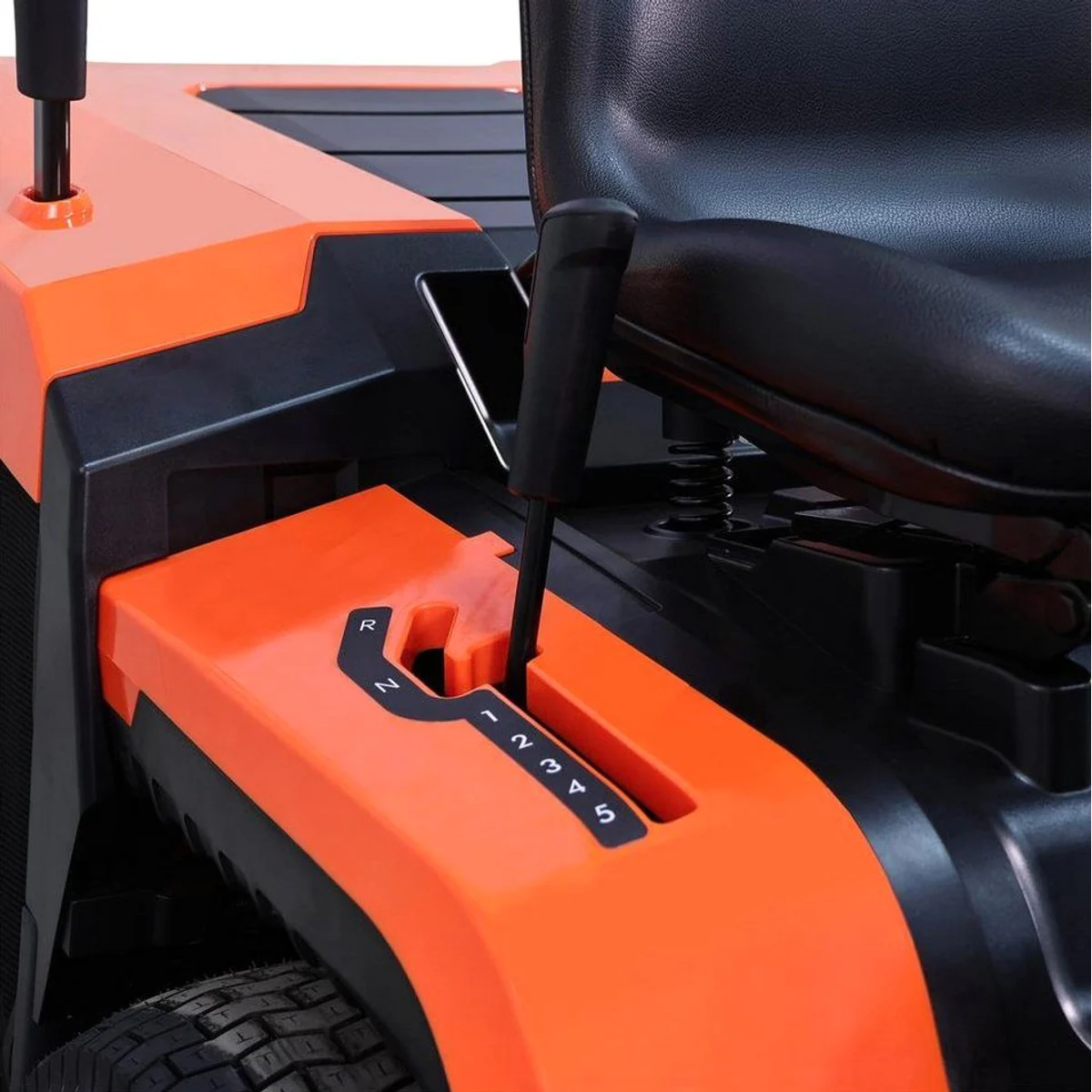 FUXTEC FX-RMT84M Rasentraktor, 83 cm Schnittbreite, 30-90 mm Schnitthöhe, 280 L Fangkorb 5