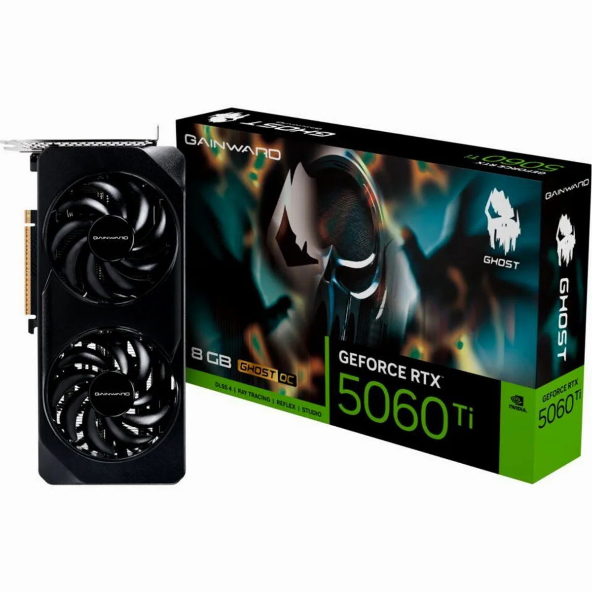 Gainward GeForce RTX 5060 Ti Ghost OC 8GB, leistungsstark & vielseitig für Gaming