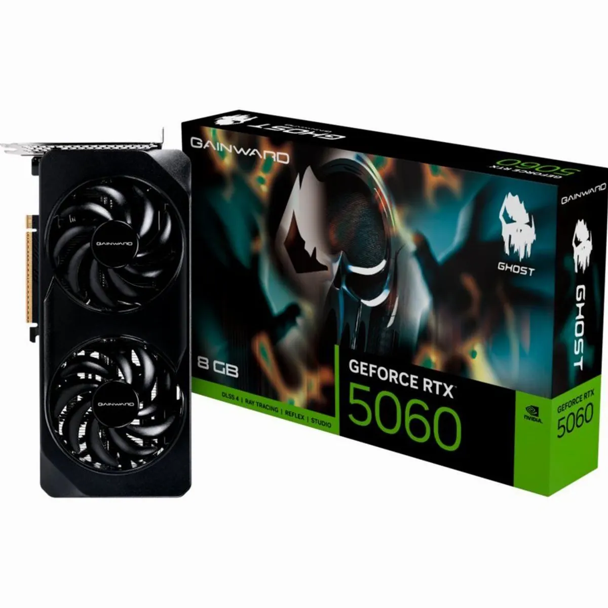 Gainward GeForce RTX 5060 Ghost 8GB, High-End-Grafikkarte mit DLSS 5