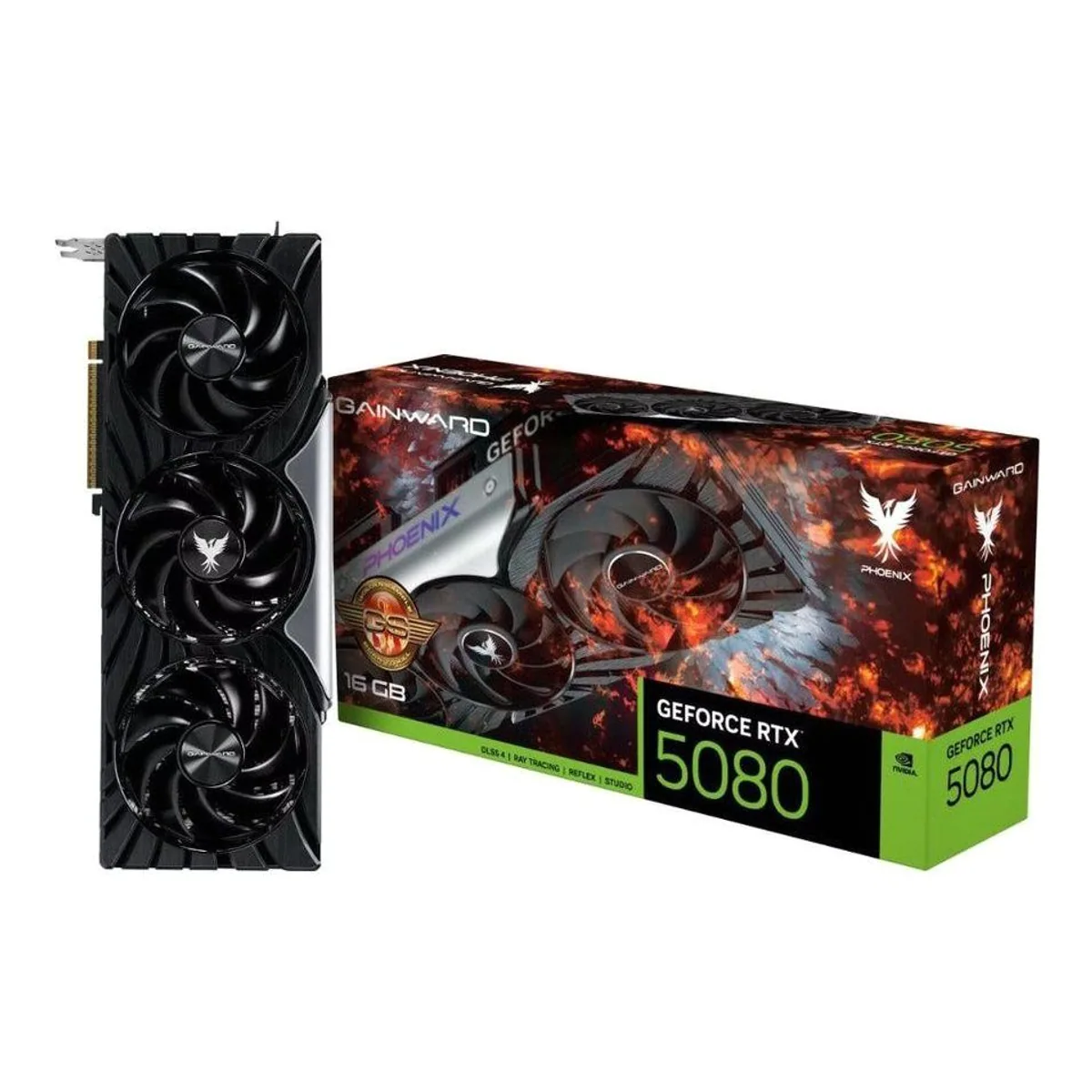 Gainward GeForce RTX 5080 Phoenix GS V1, 16 GB GDDR7, 256 Bit, 2.700 MHz