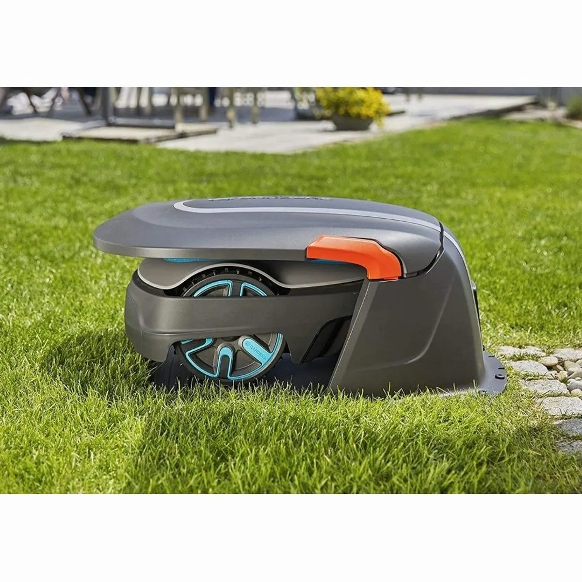 GARDENA Garage für Mähroboter, optimaler Schutz, einfache Bedienung, robuste Konstruktion 4