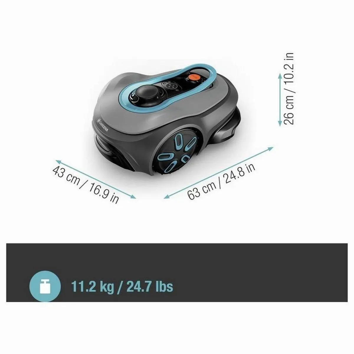 GARDENA smart SILENO free Mähroboter, kabellos, KI-gesteuert, für bis zu 800 m² 3