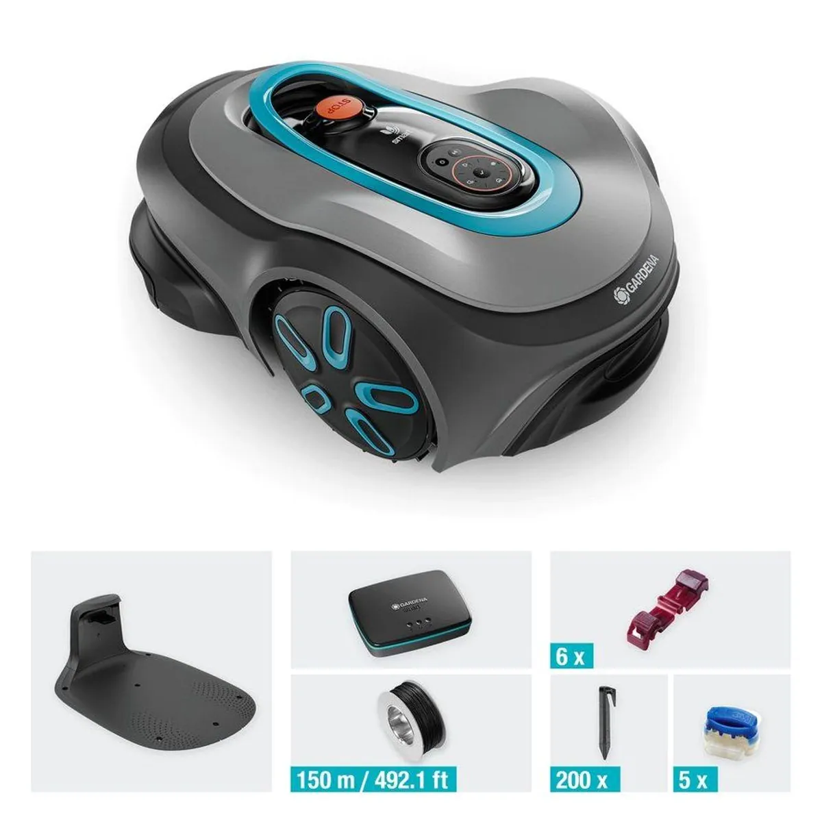 GARDENA Mähroboter smart SILENO max, für Rasenflächen bis 800 m², innovative LONA Intelligence