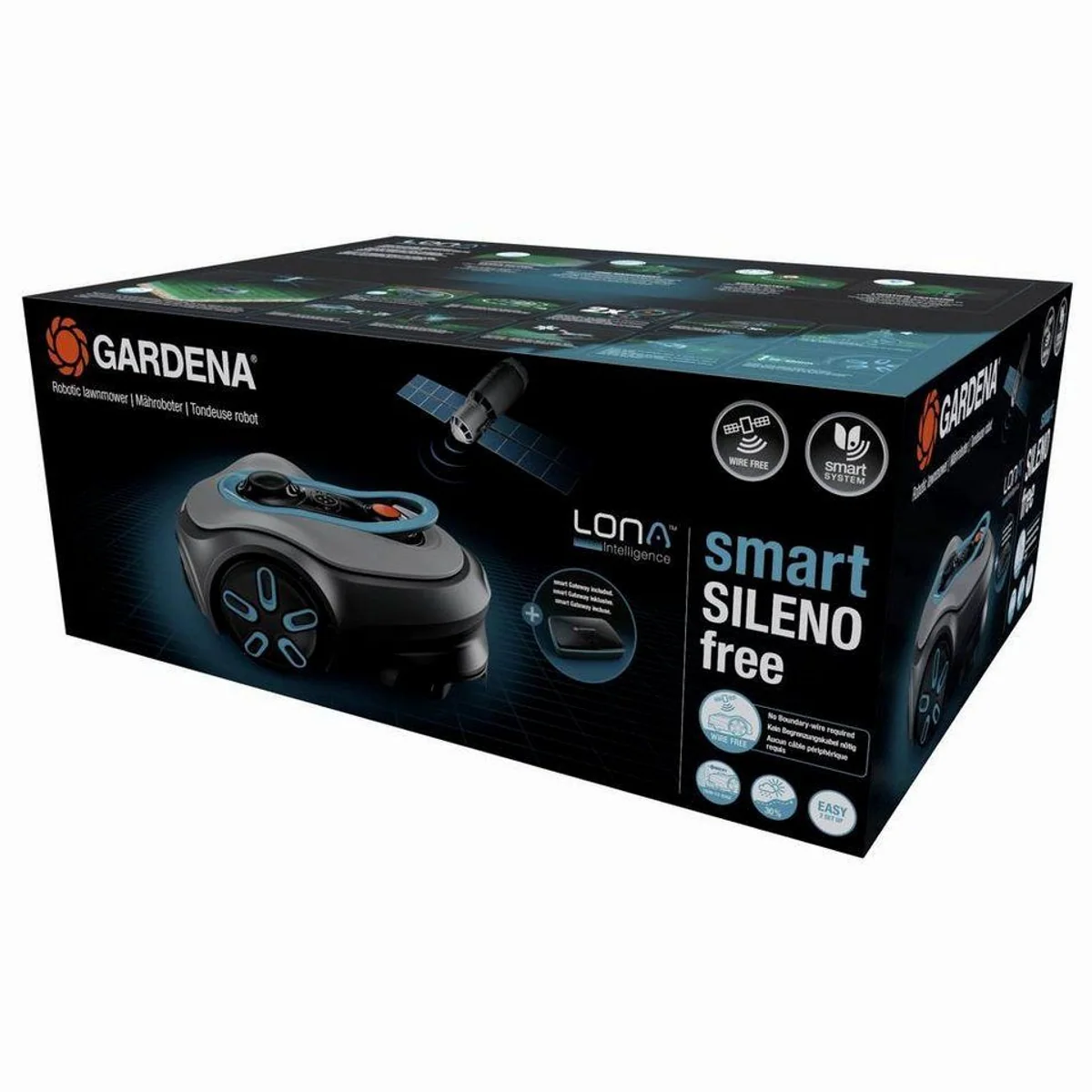 GARDENA smart SILENO free Mähroboter, kabellose Technologie, KI-gestützt, für Flächen bis 1200 m² 5
