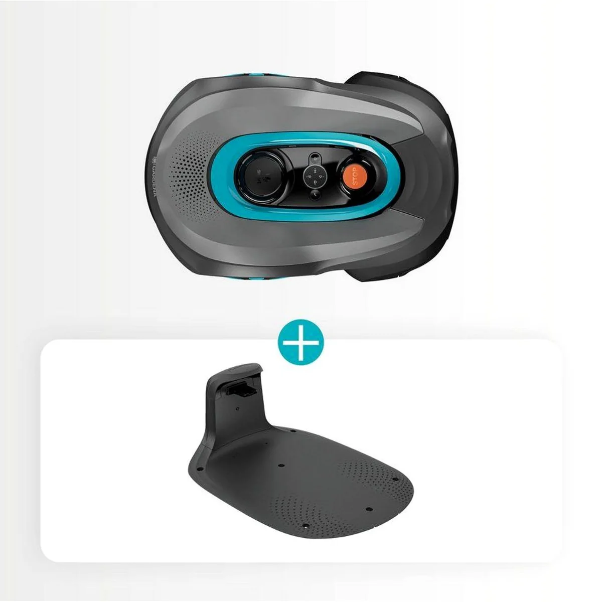 GARDENA Rasenmähroboter smart SILENO sense 600, kabellose Installation, Trim-to-Edge, LONA Intelligence 5