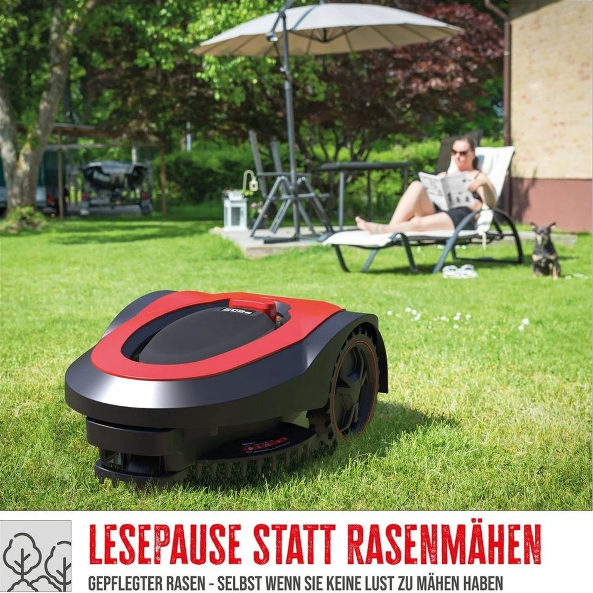 Güde Rasenmähroboter GRR 180.1, für Flächen bis 600 m², effiziente Schnitttechnik mit 3 Messern 2