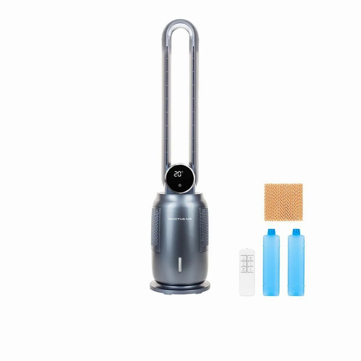 Genius INVICTUS AIR AC7 Turmventilator, 4in1 Luftkühler mit Fernbedienung