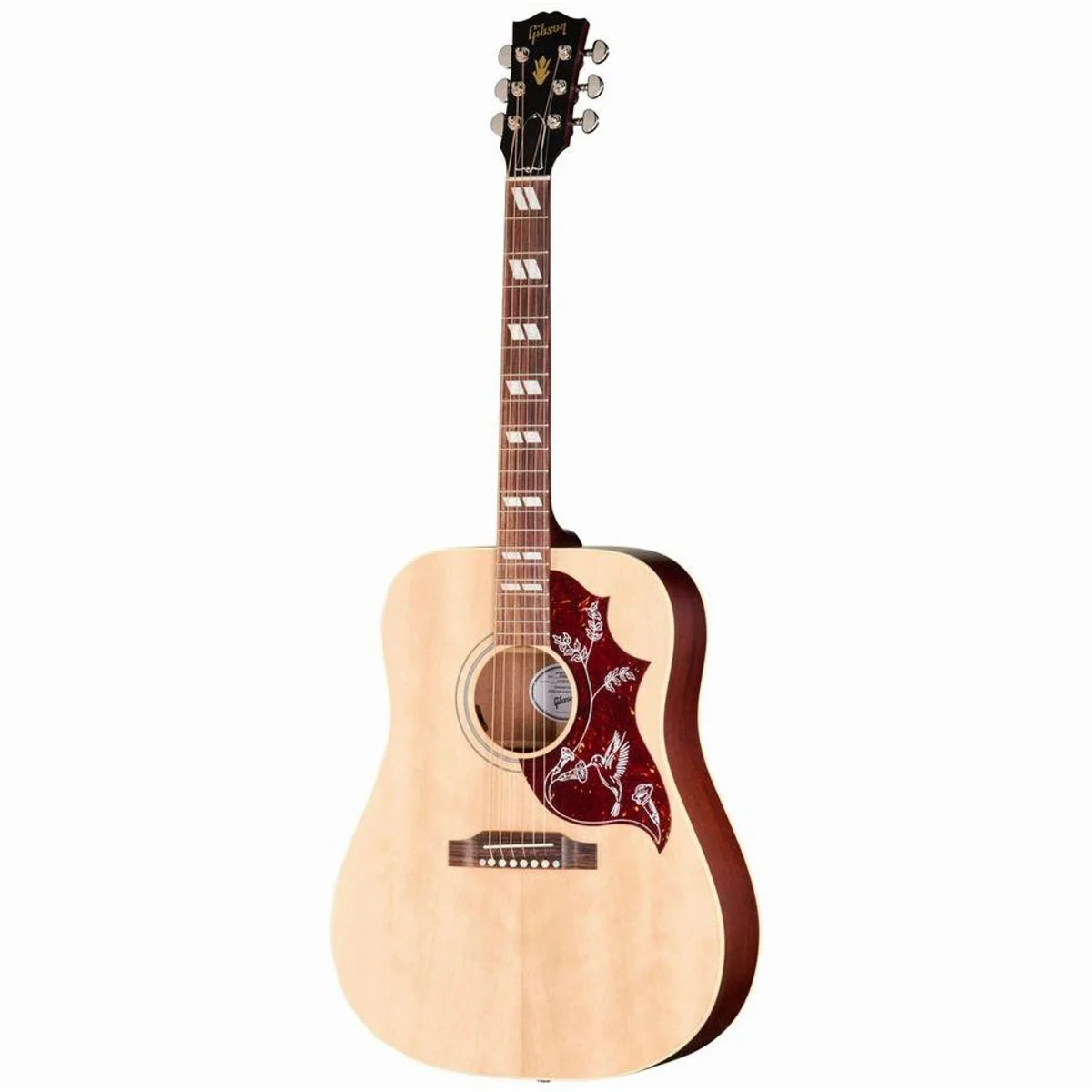 Gibson Hummingbird Special Satin Natural, massive Hölzer, Scalloped X Bracing