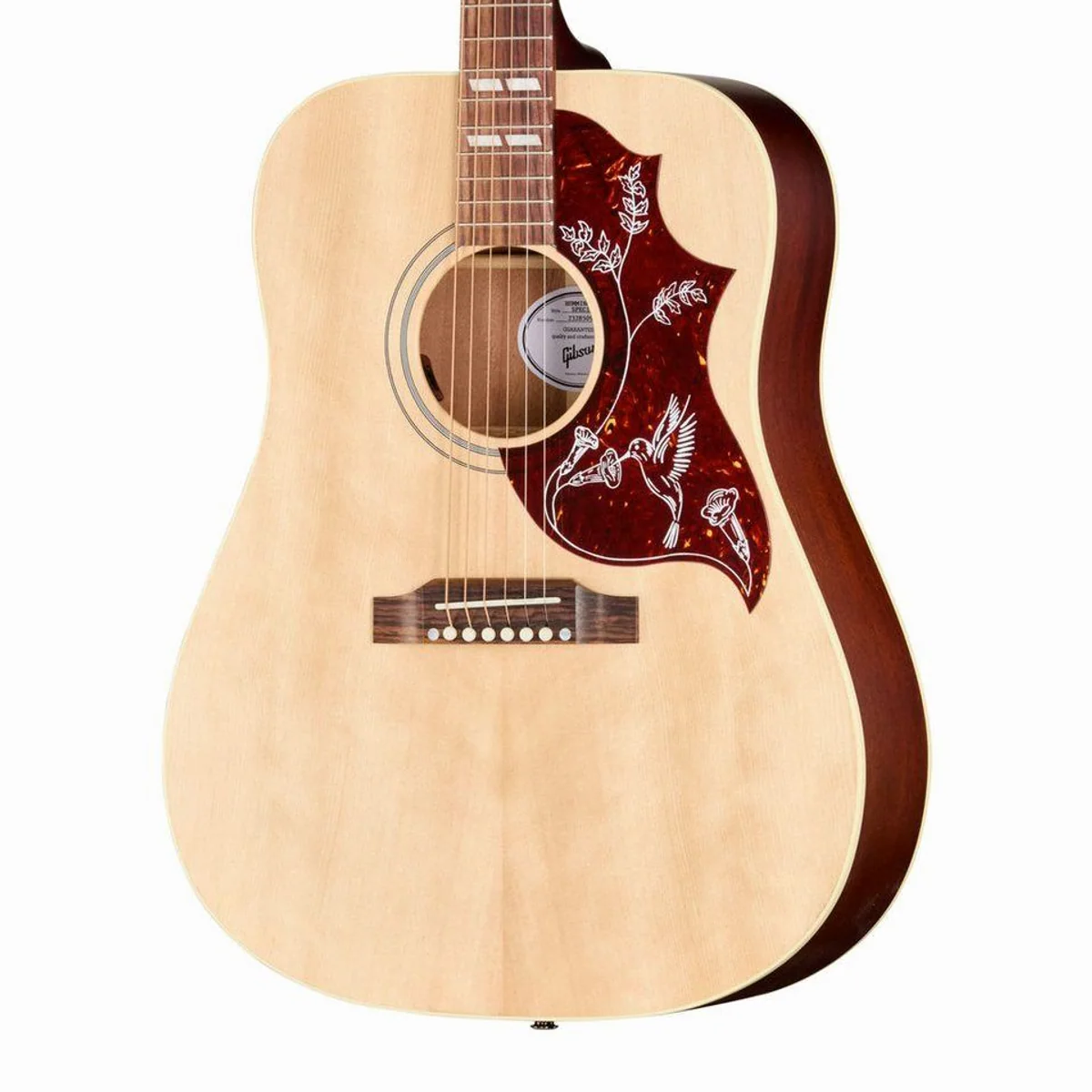 Gibson Hummingbird Special Satin Natural, massive Hölzer, Scalloped X Bracing 3
