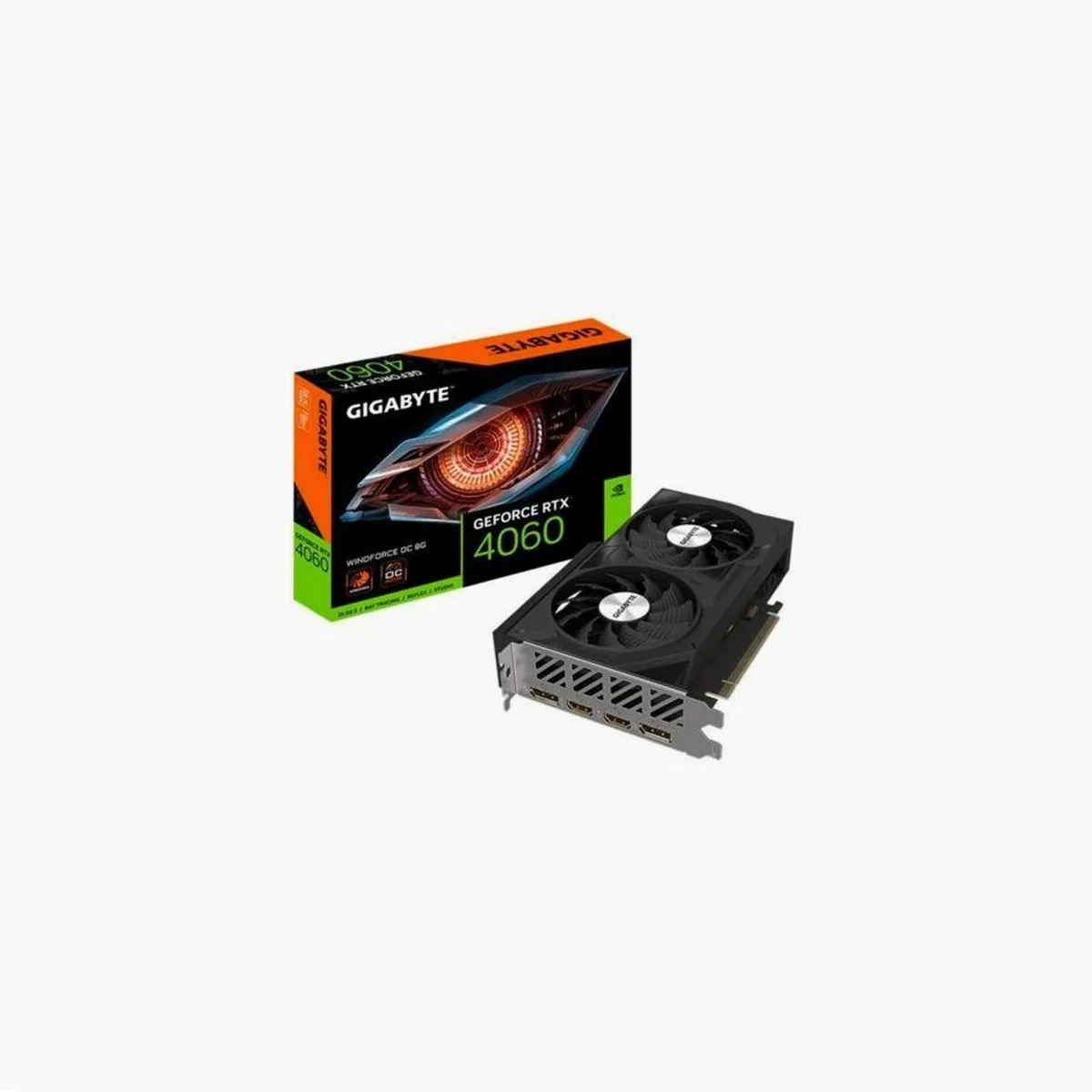 Gigabyte GeForce RTX 4060 WINDFORCE OC 8G Grafikkarte, leistungsstark, effizient, vielseitig 2