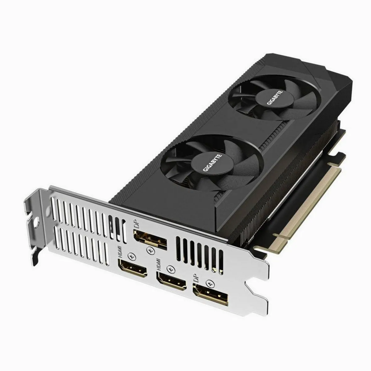 Gigabyte GeForce RTX 3050 OC Low Profile 6G Grafikkarte, kompakte Bauweise, leistungsstarkes Gaming, effiziente Kühlung 5