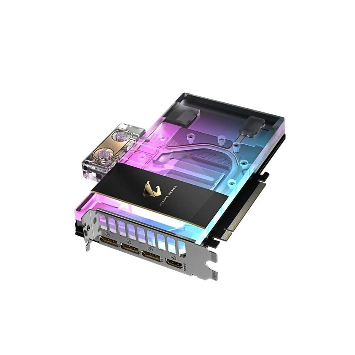 Gigabyte AORUS GeForce RTX 5080 XTREME WATERFORCE WB 16G, 16GB GDDR6X, Flüssigkeitskühlung, hohe Leistung 5