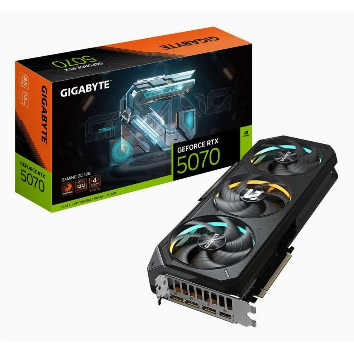 Gigabyte GeForce RTX 5070 GAMING OC 12G, 12GB GDDR7, 192 Bit, PCI-Grafikkarte