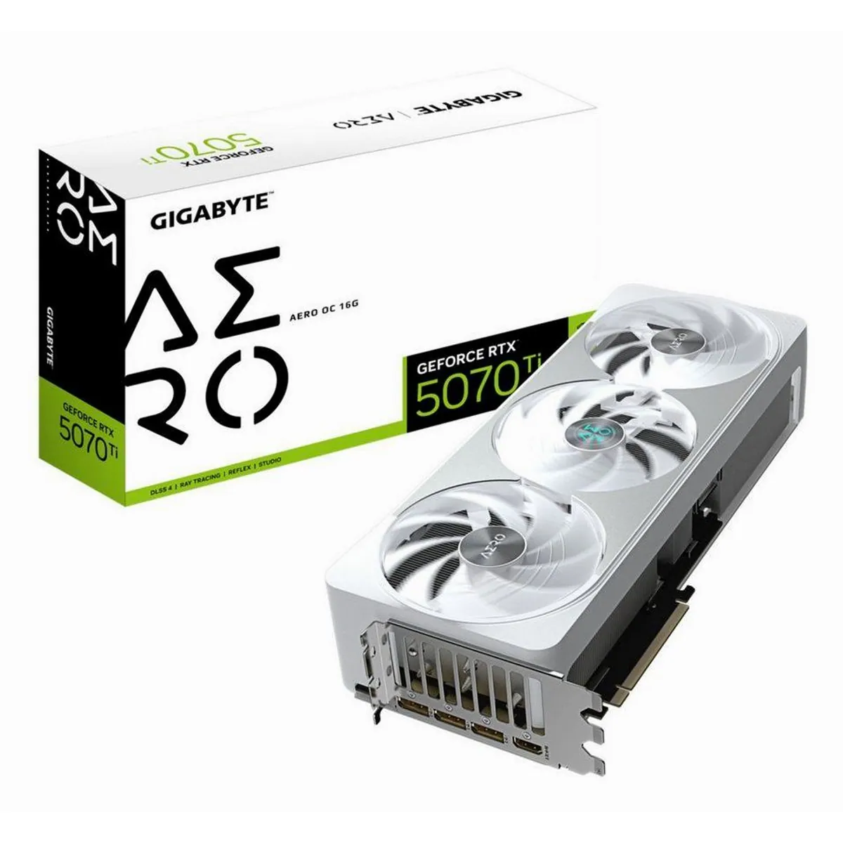 Gigabyte GeForce RTX 5070 Ti AERO OC 16G Grafikkarte, 16GB GDDR7, 256 Bit, PCIe