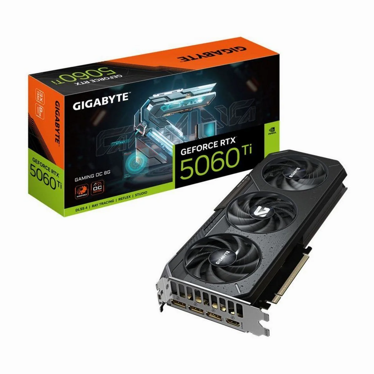 Gigabyte GeForce RTX 5060 Ti GAMING OC 8G, 8 GB GDDR7, 128 Bit – leistungsstarke Grafikkarte