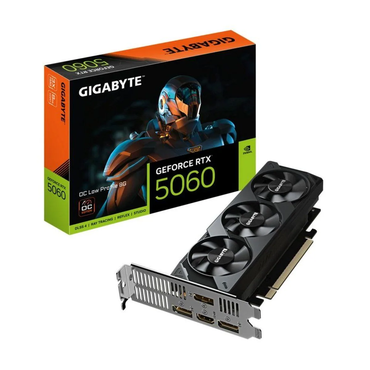 Gigabyte GeForce RTX 5060 OC Low Profile 8G Grafikkarte, 8GB GDDR7, 128bit