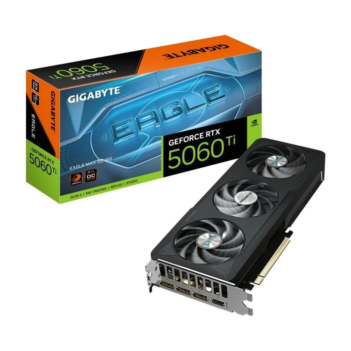 Gigabyte GeForce RTX 5060 Ti EAGLE MAX OC 16G, leistungsstark, 16GB GDDR7, 128bit