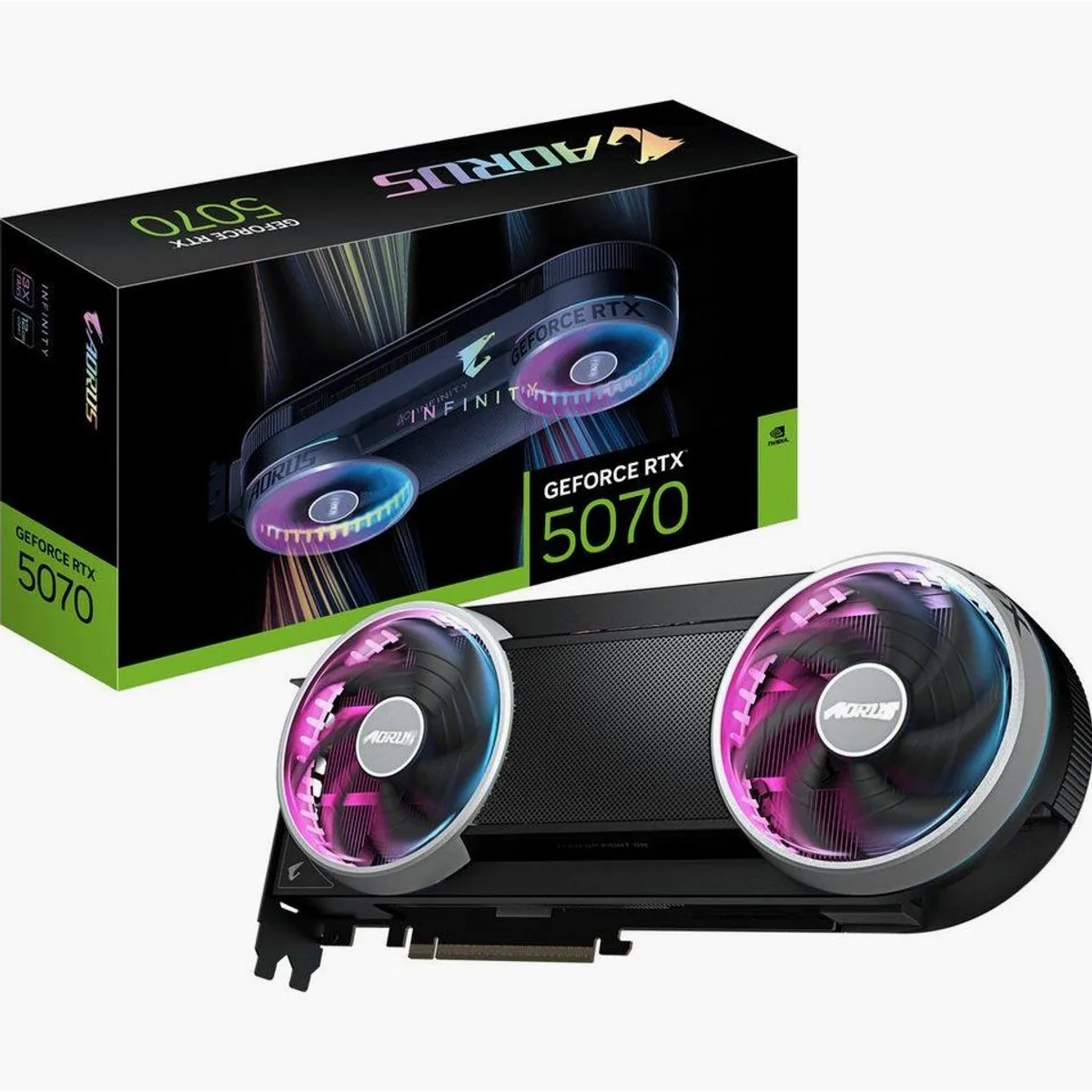 Gigabyte GeForce RTX 5070 AORUS INFINITY 12G, Leistung, Realismus, AI-Features