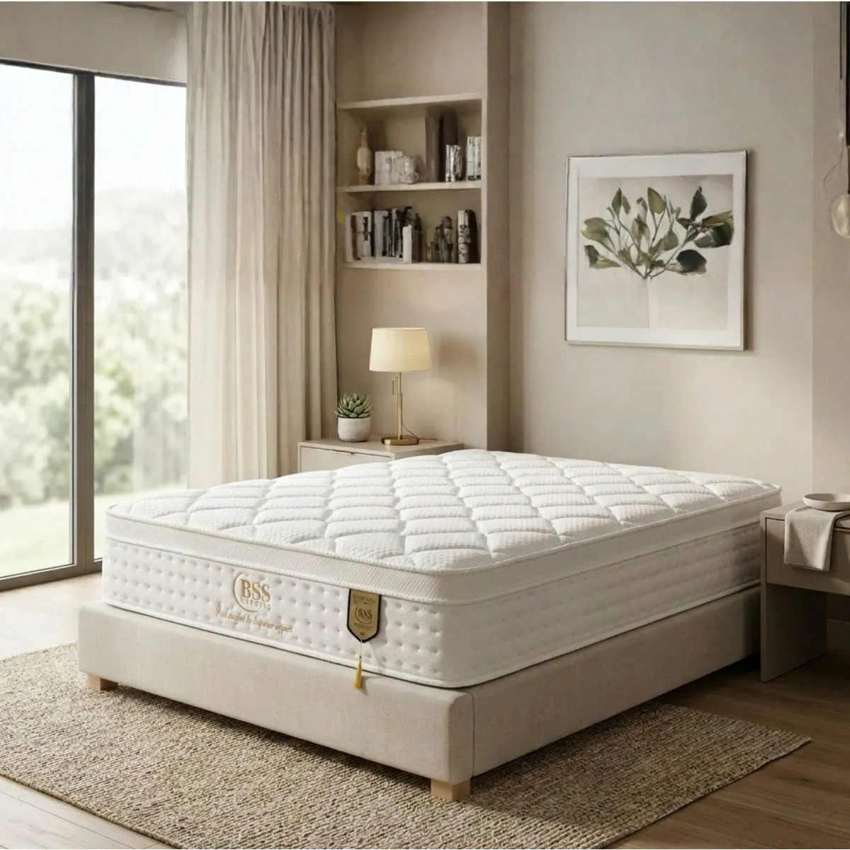 gowoll Taschenfederkernmatratze, ergonomische Unterstützung, 7 Zonen, atmungsaktiv — 90x200 cm oder 140x200 cm 3